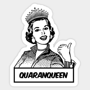 QuaranQueen Quarantine Sticker